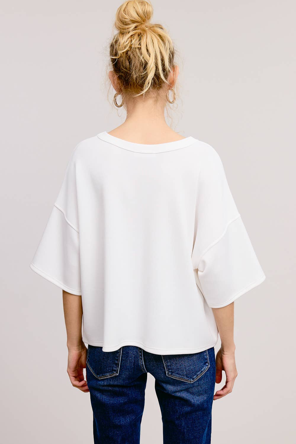 Boxy Short Sleeve Scuba Shirt