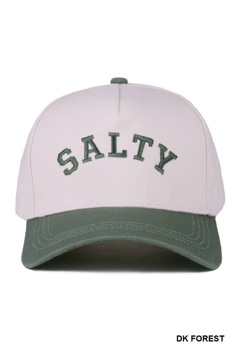 ,,,.....SI-27996 Salty Two Tone Canvas Cotton Cap 0611
