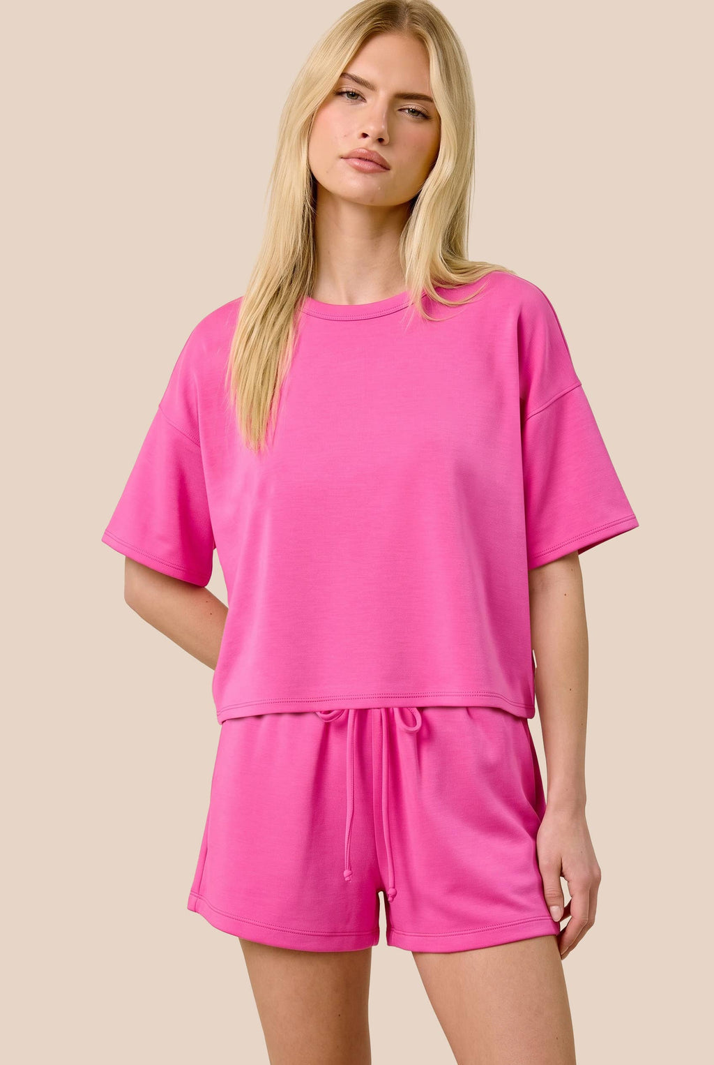 Boxy Short Sleeve Scuba Shirt