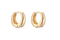 Ladies Metal Hoop Fashion Elegant Earrings