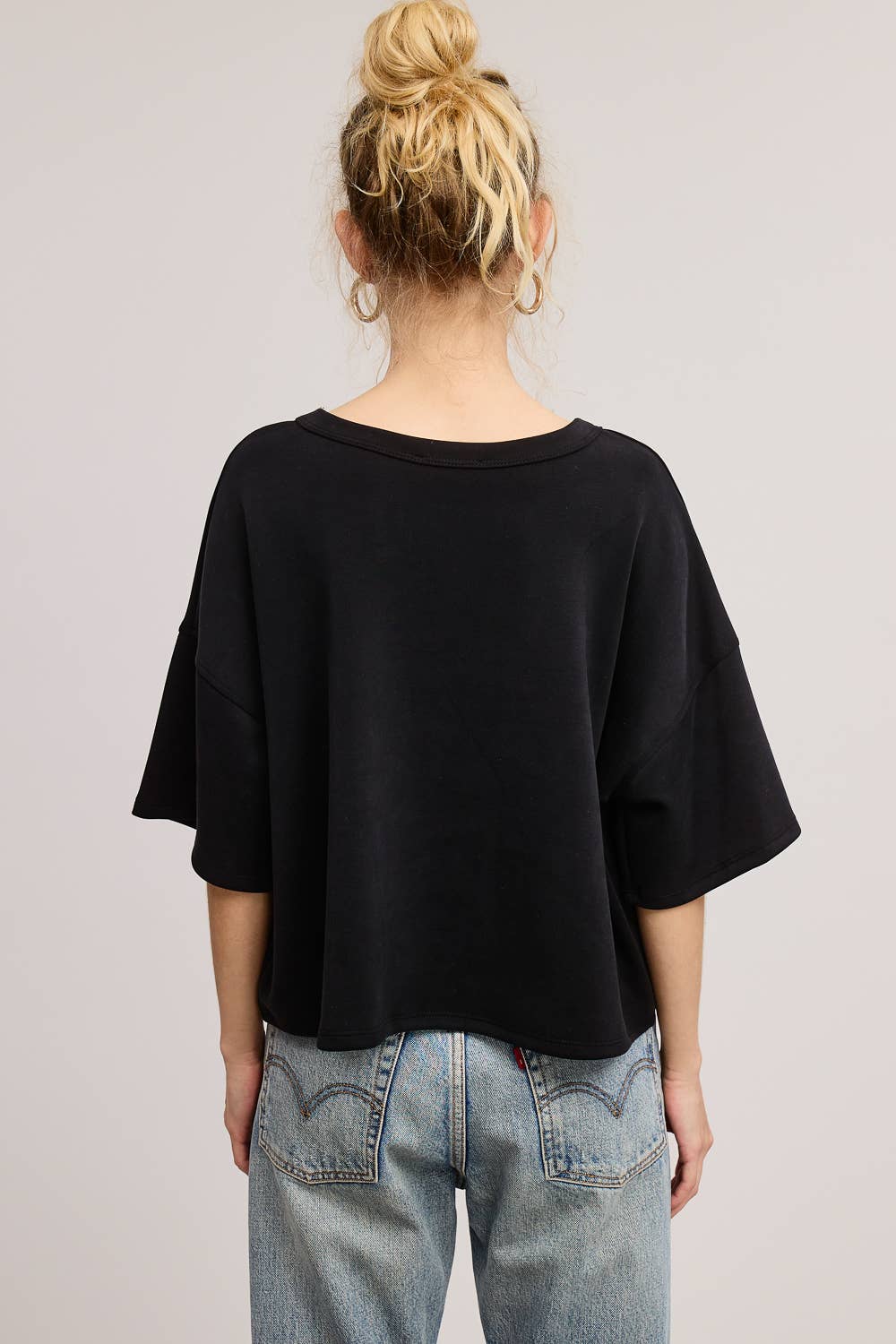 Boxy Short Sleeve Scuba Shirt