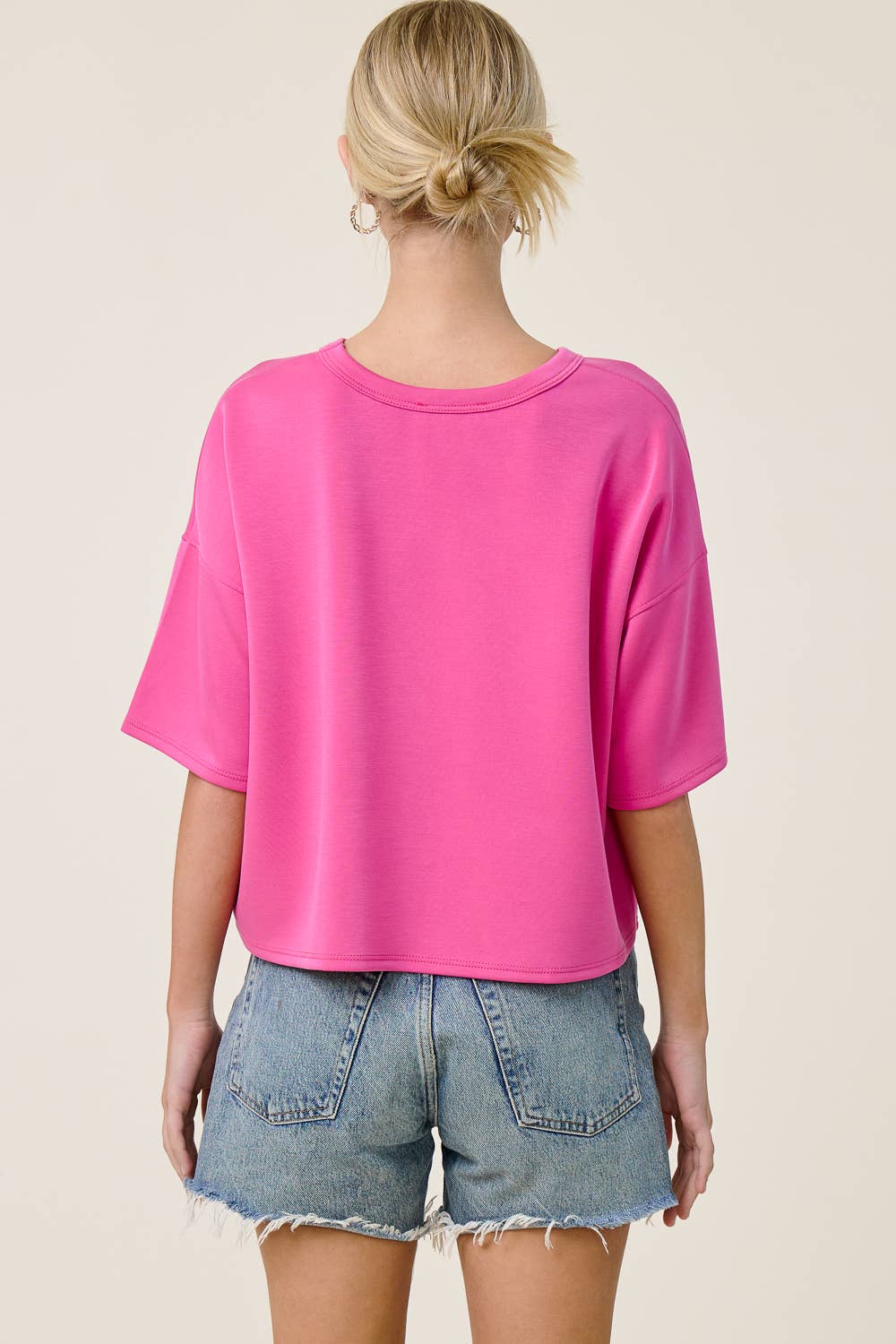 Boxy Short Sleeve Scuba Shirt