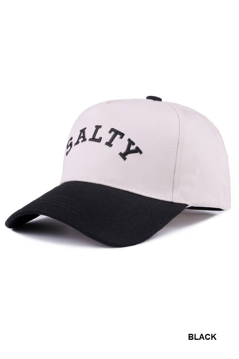 ,,,.....SI-27996 Salty Two Tone Canvas Cotton Cap 0611