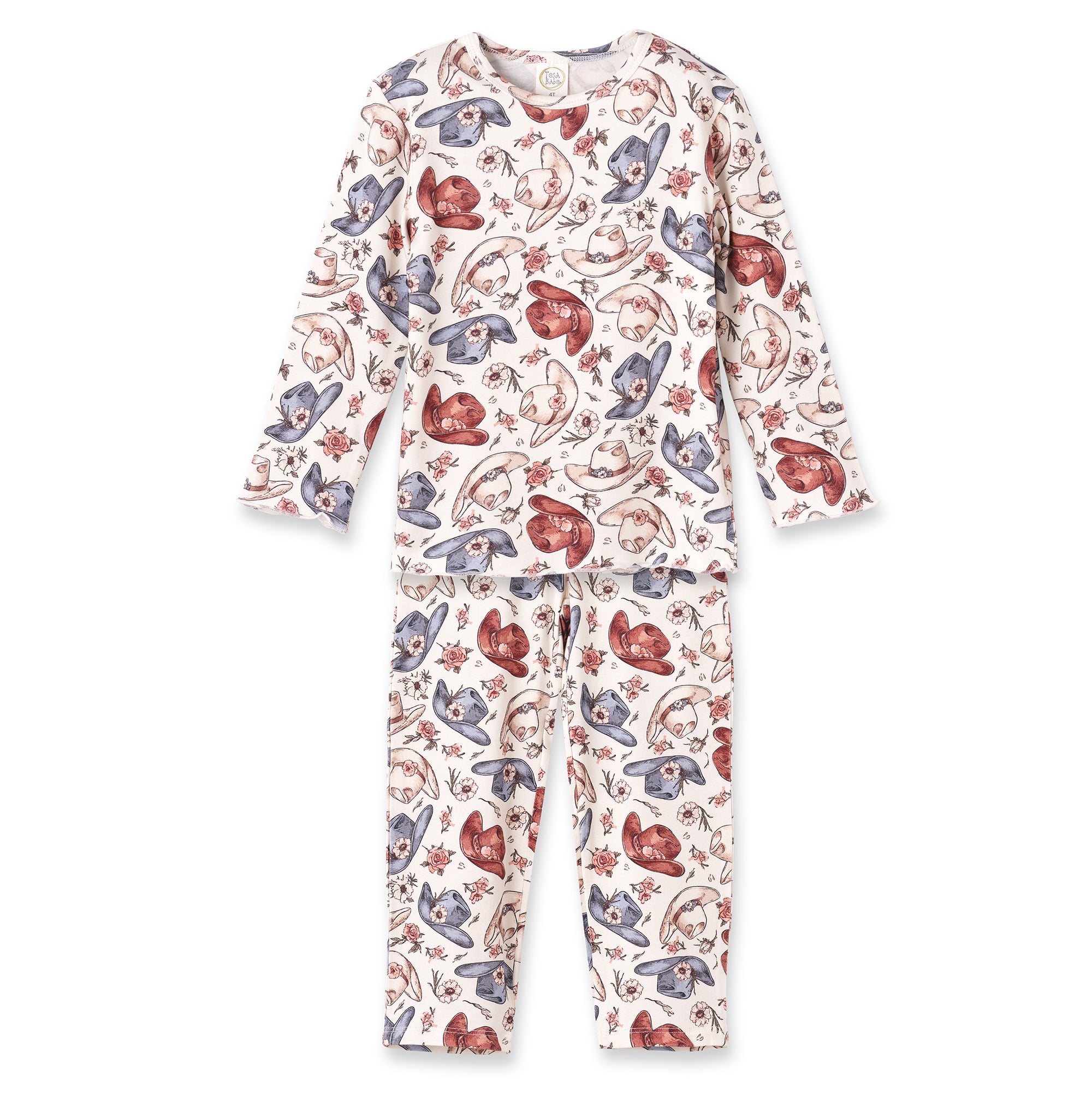 Wildflower Rodeo Cowgirl Kids Pajama Set - Bamboo