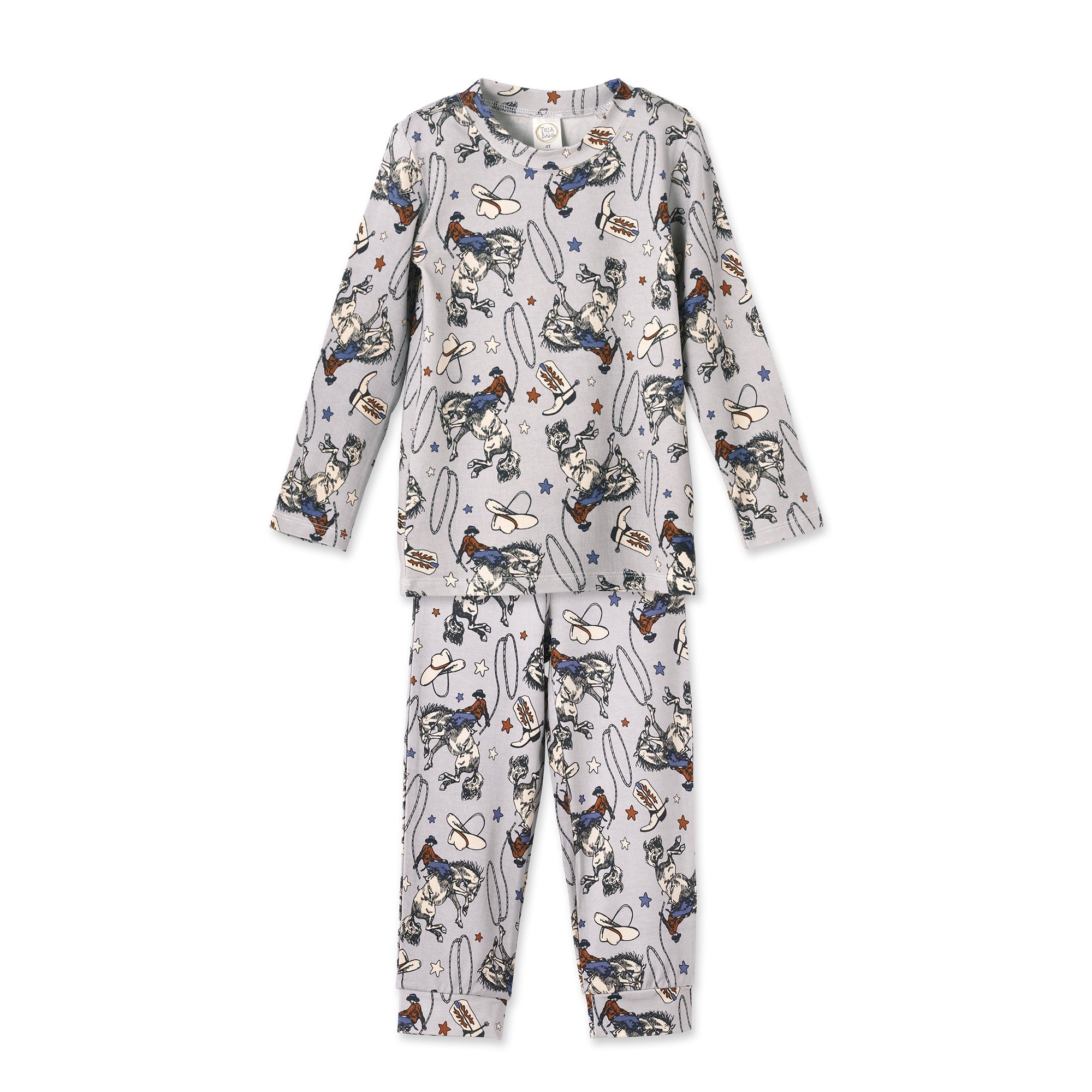 Western Cowboy Rodeo Children's Bamboo Pajama Set