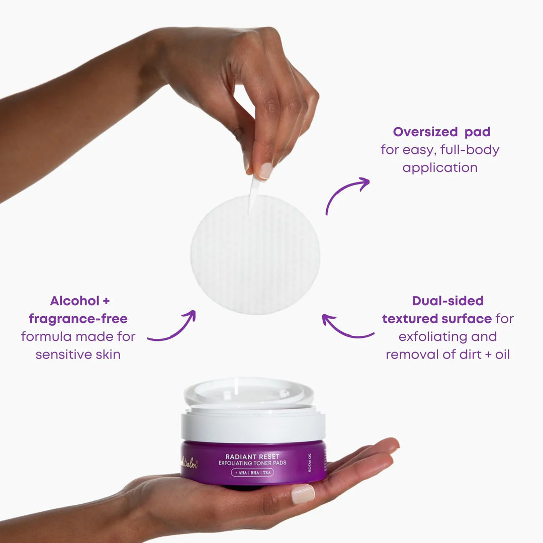 Bushbalm | Radiant Reset Exfoliating Toner Pads