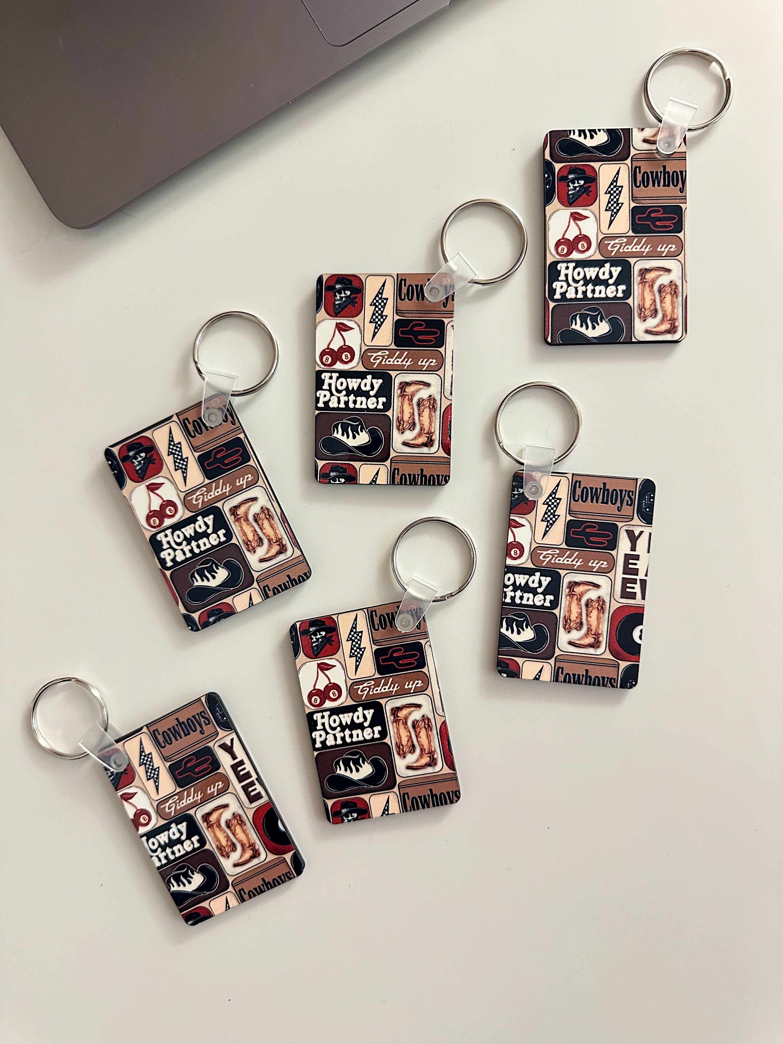 Howdy Partner Keychain