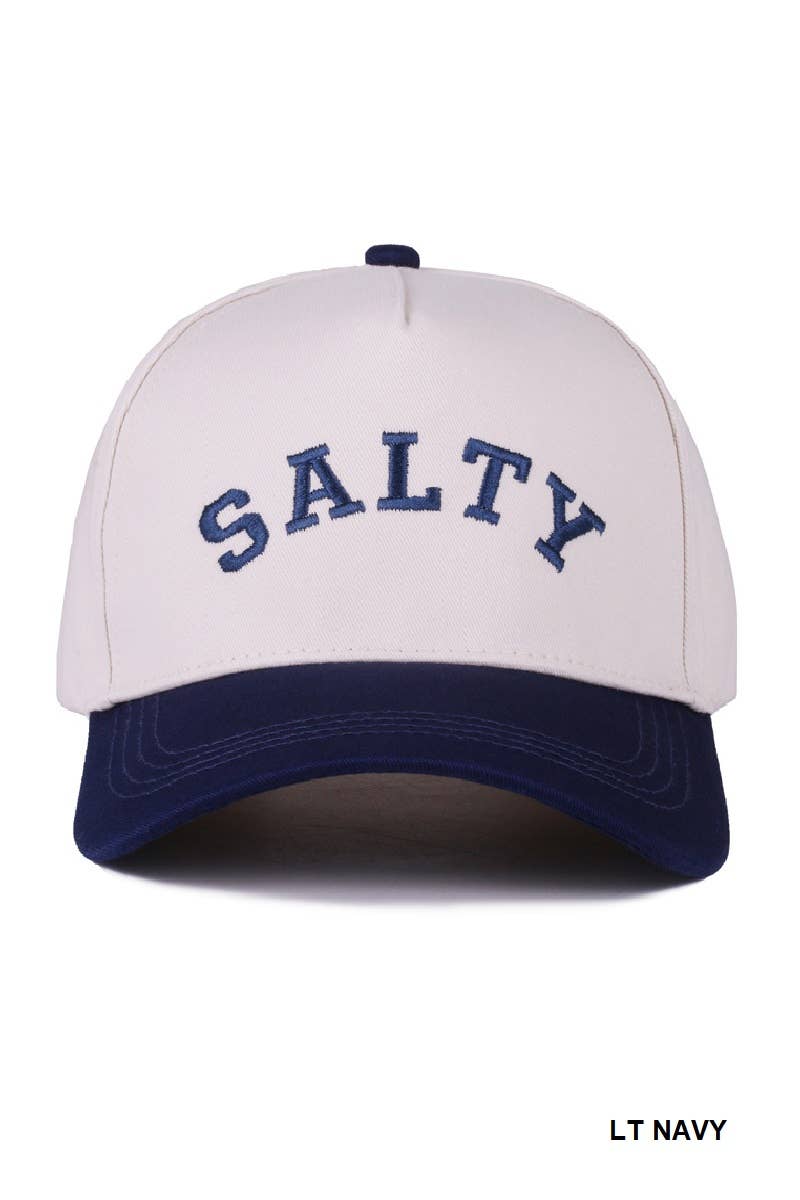,,,.....SI-27996 Salty Two Tone Canvas Cotton Cap 0611