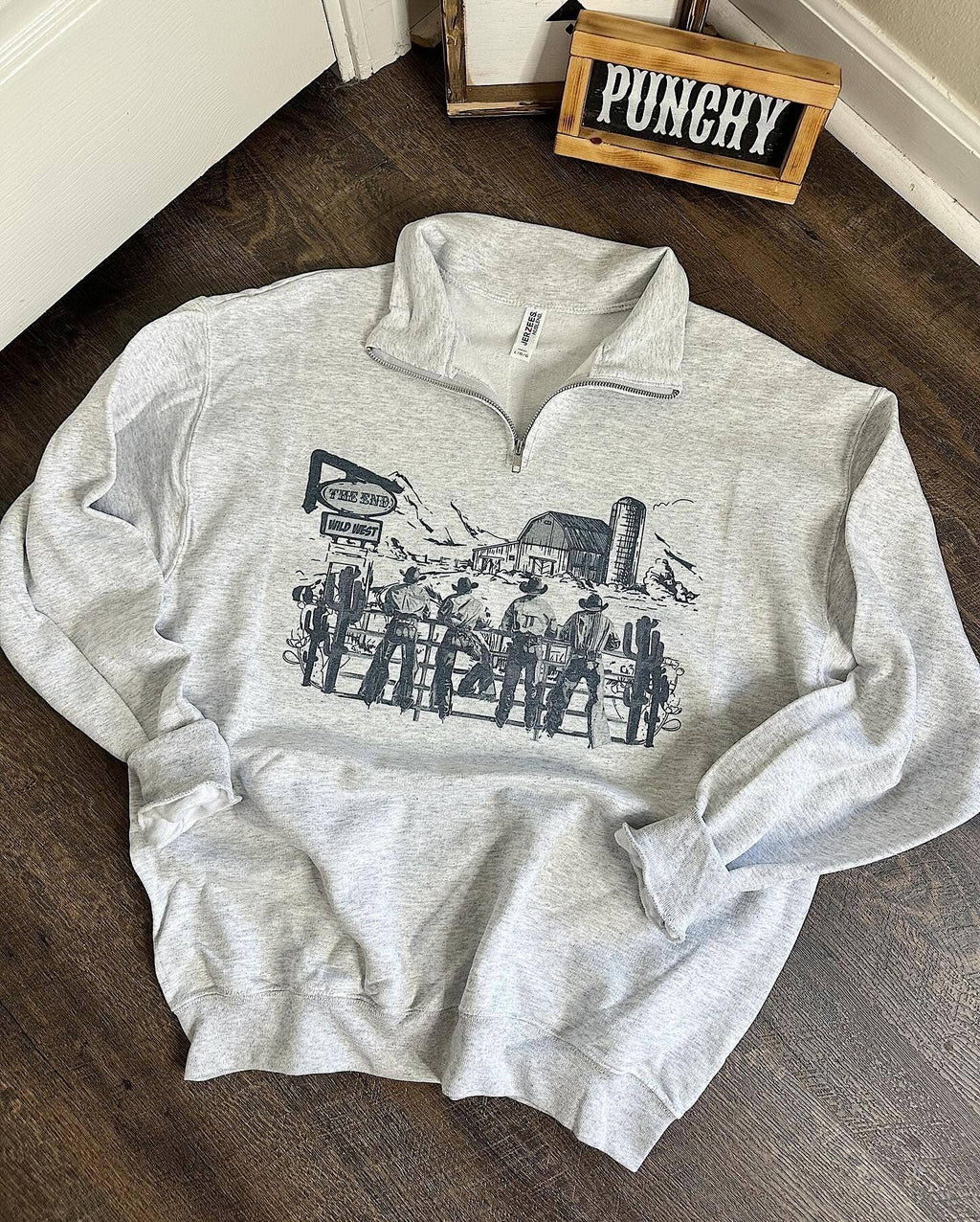 The Cowboy Scene Quarter Zip